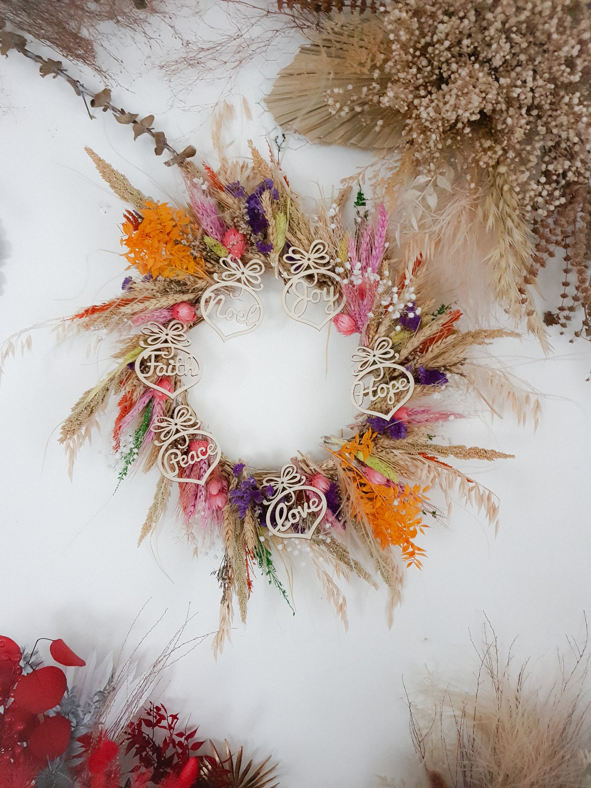 Bespoke Dried Flowers Wreath