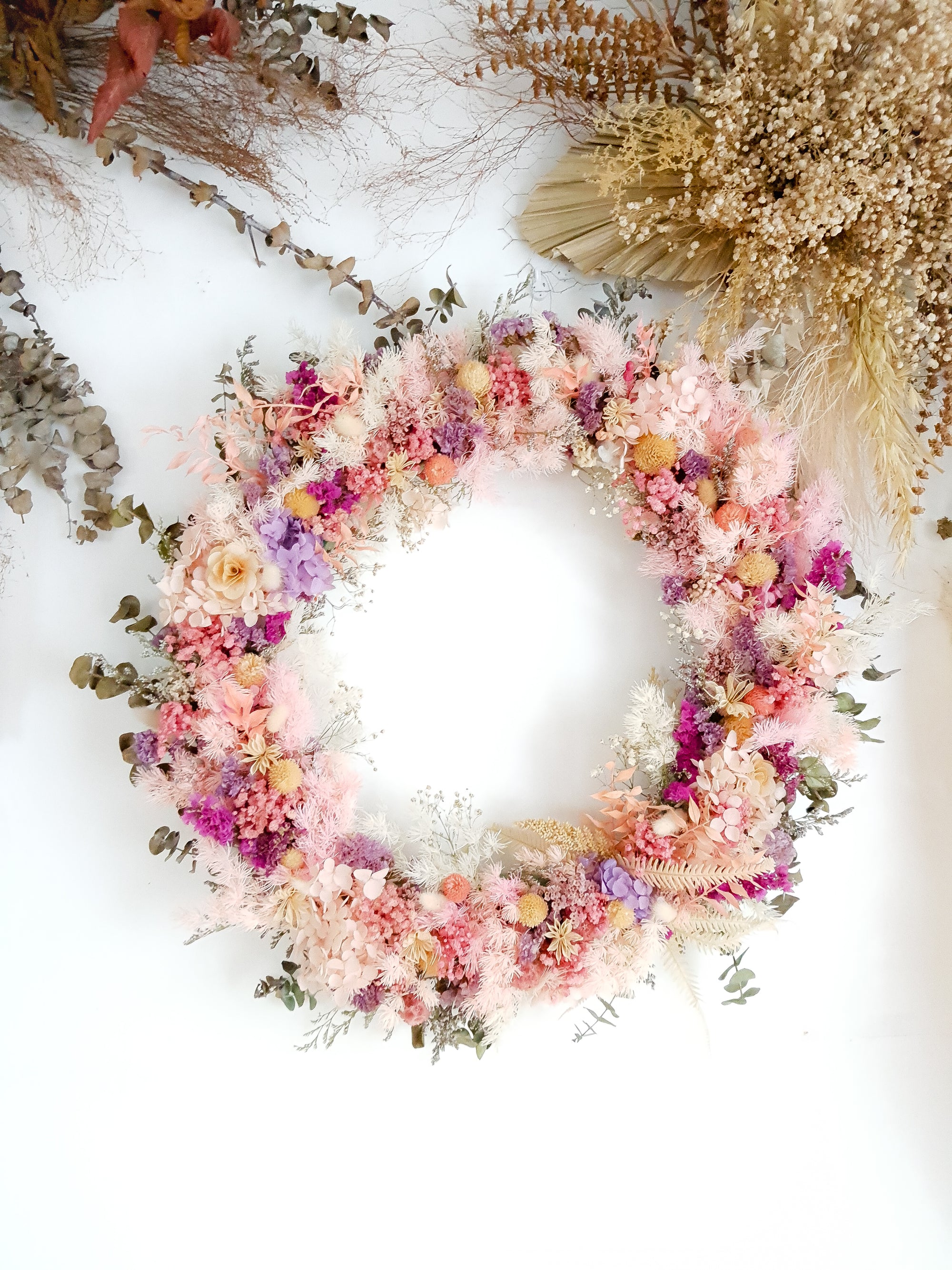 Bespoke Dried Flowers Wreath