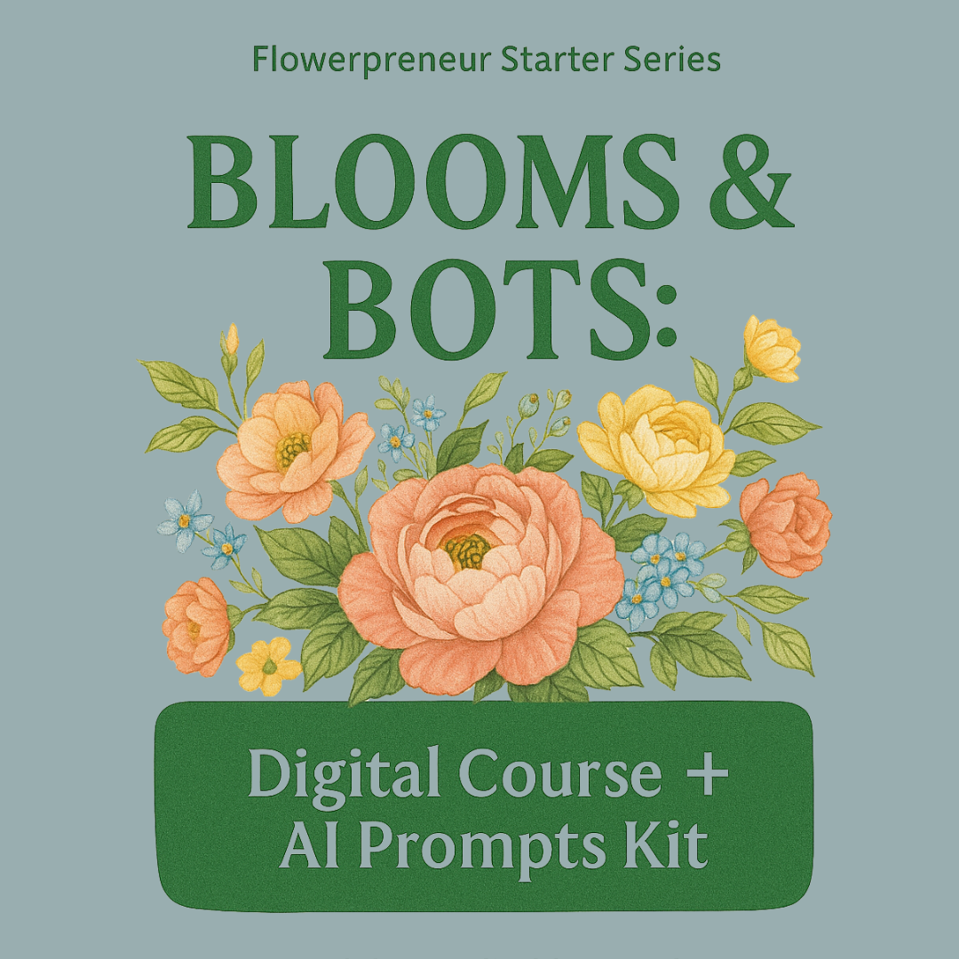 Blooms & Bots: AI for Florists | Digital Course + AI Prompts Kit