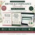 BIR Tax & Compliance Bundle for Florists (Annual ITR Guide + Full Compliance Guide + 6 Excel Trackers)