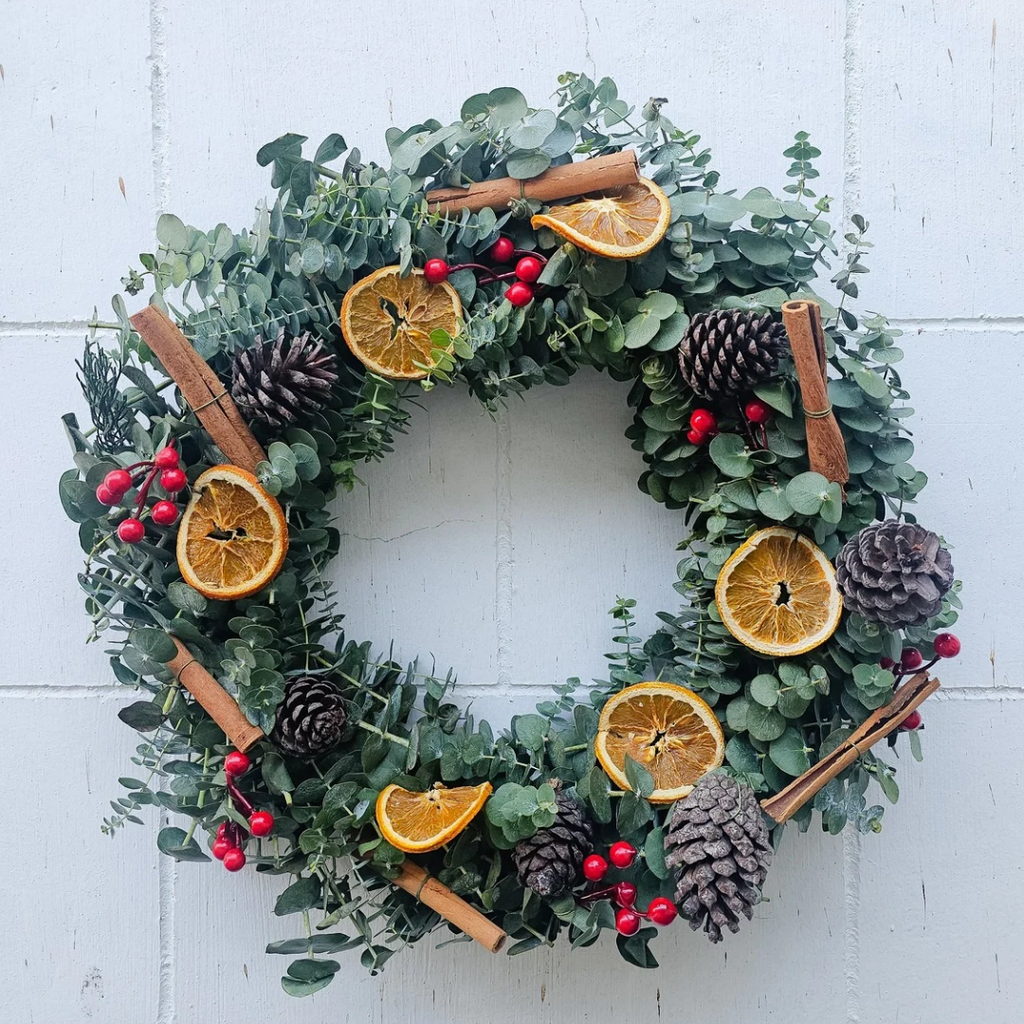 Christmas Cypress Pine Wreath