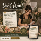 BIR Tax & Compliance Bundle for Florists (Annual ITR Guide + Full Compliance Guide + 6 Excel Trackers)