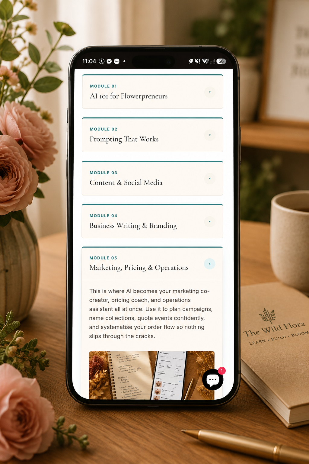 Blooms & Bots: AI for Florists | Online Course + Prompt Library