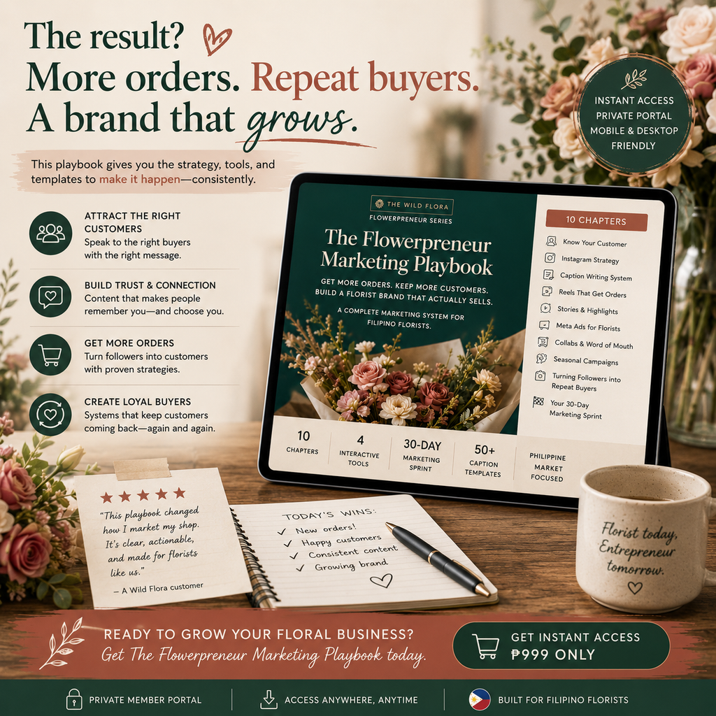 Flowerpreneur Marketing Playbook