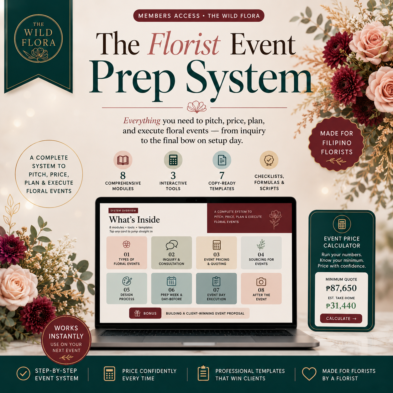 Florist Event Prep System