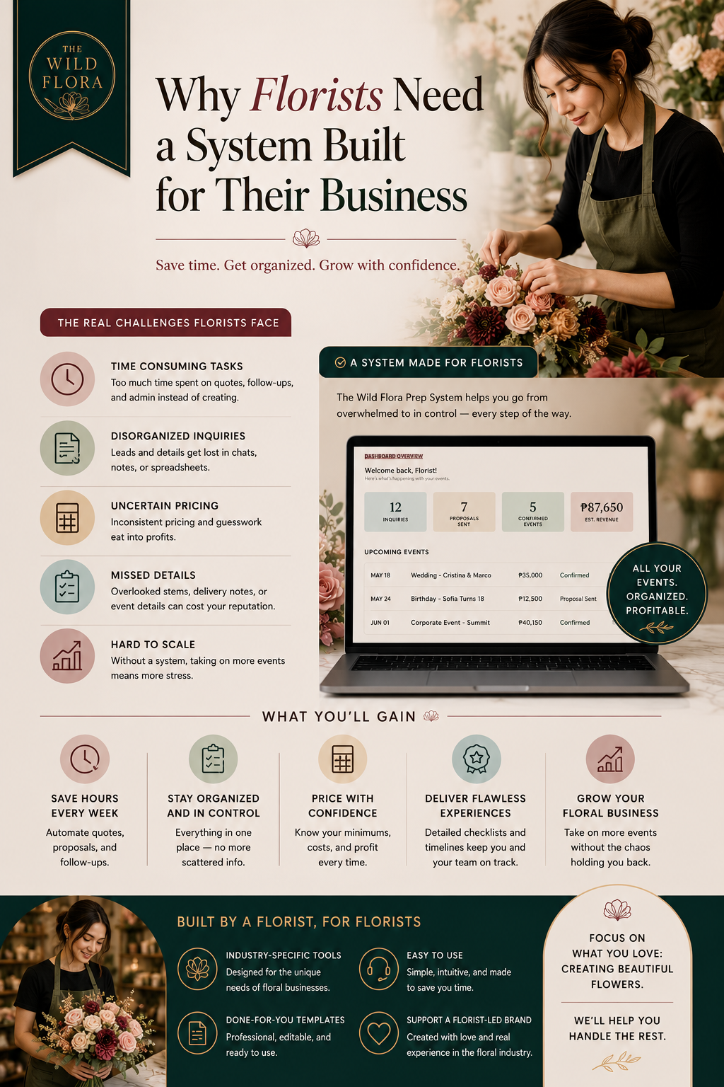 Florist Event Prep System