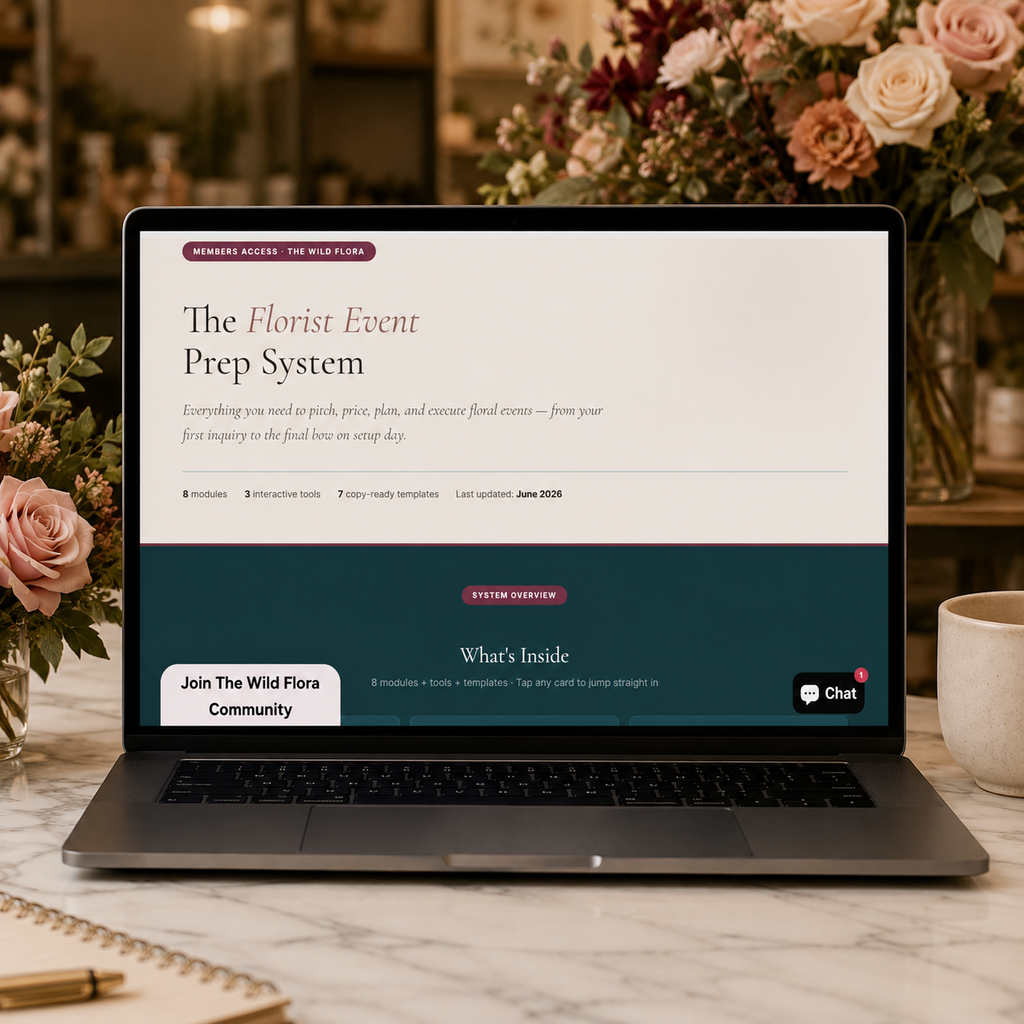 Florist Event Prep System