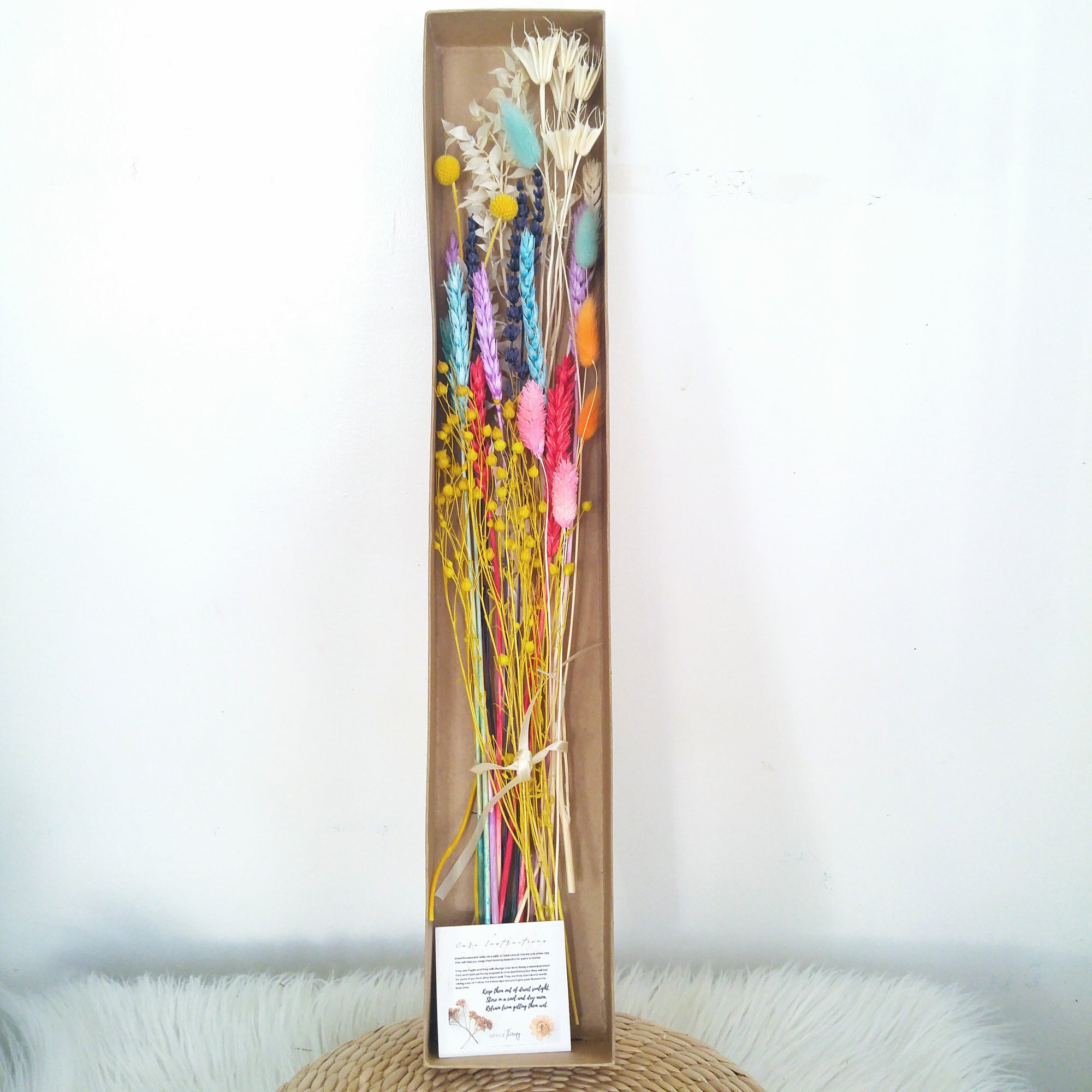 Kraftbox Flowers - Rainbow