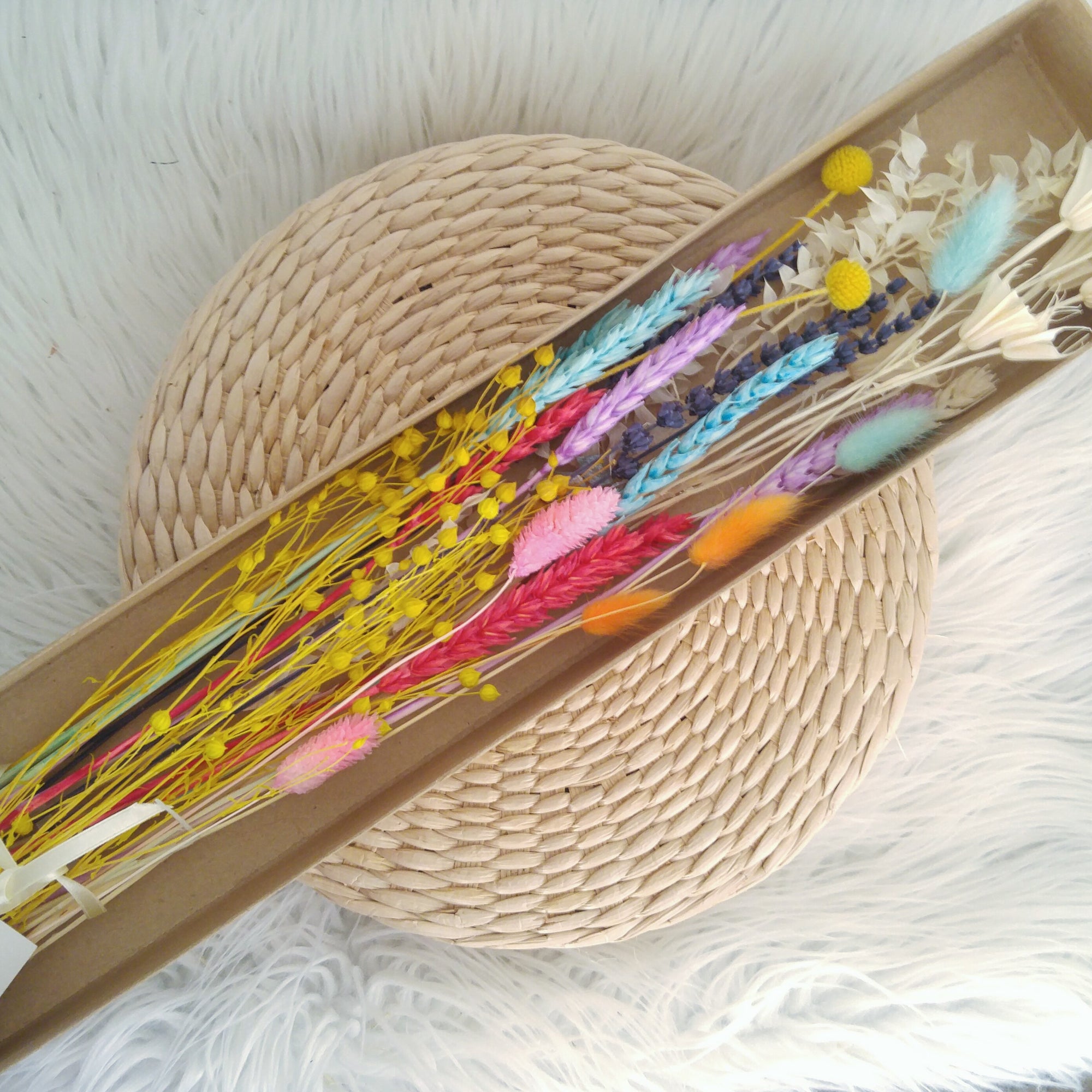 Kraftbox Flowers - Rainbow