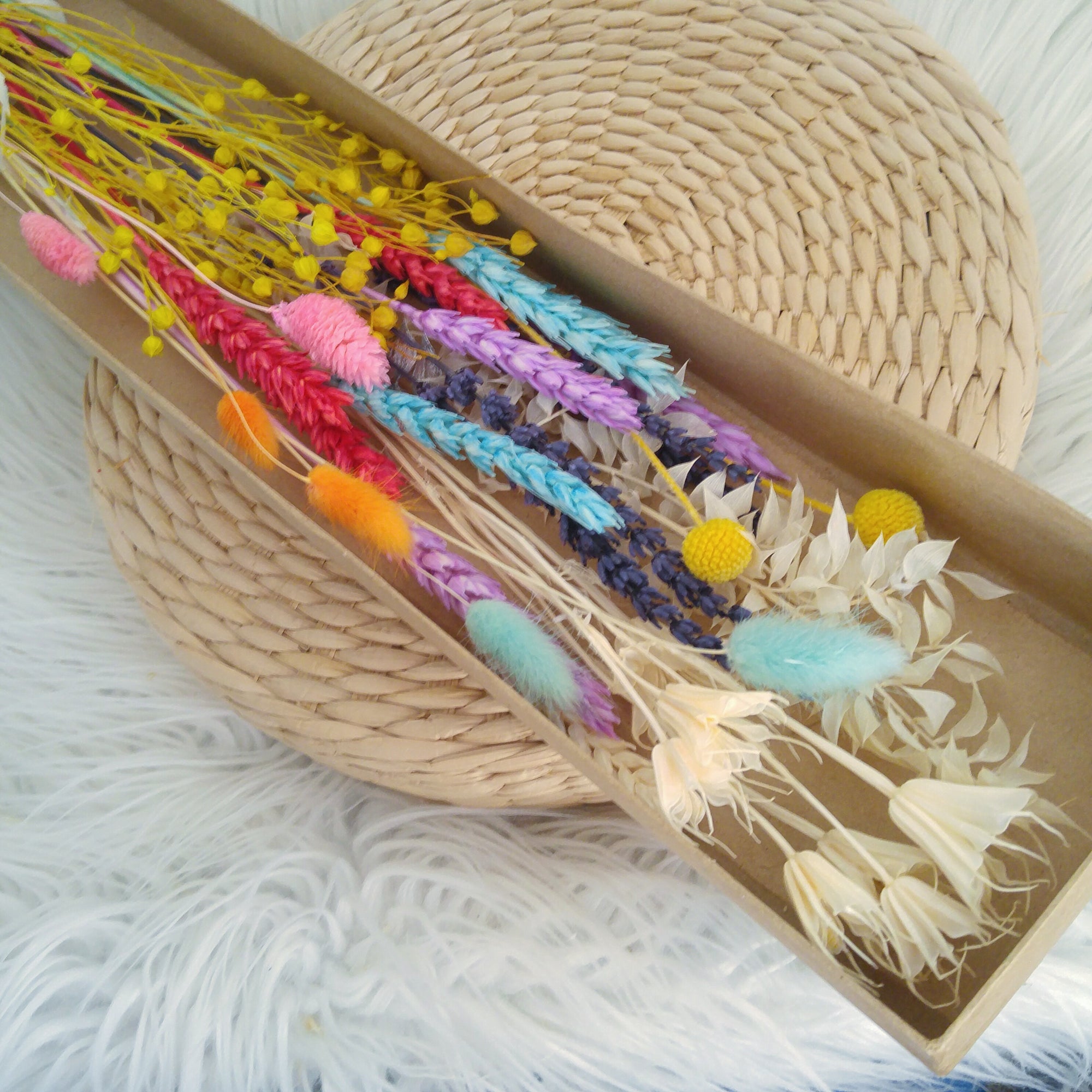 Kraftbox Flowers - Rainbow
