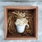 White Cream Petite Posy Pot