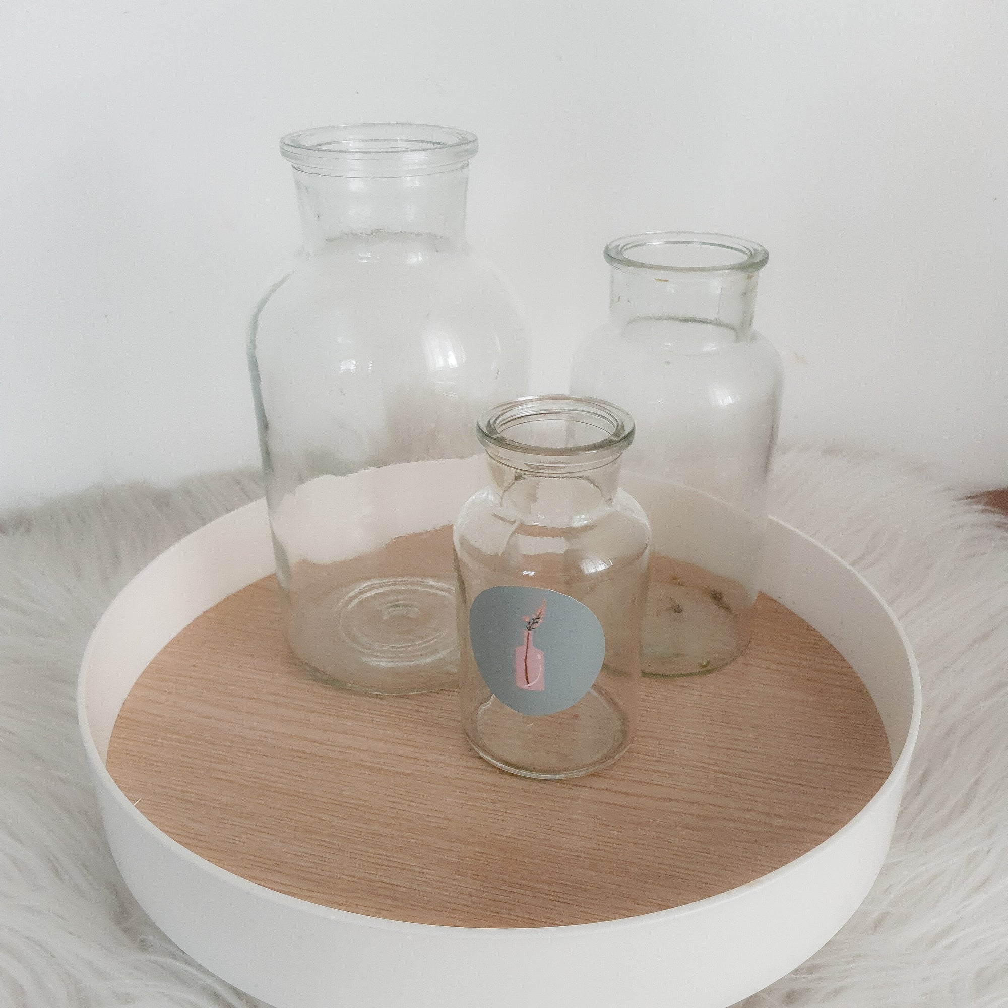 Clear Vintage Vases