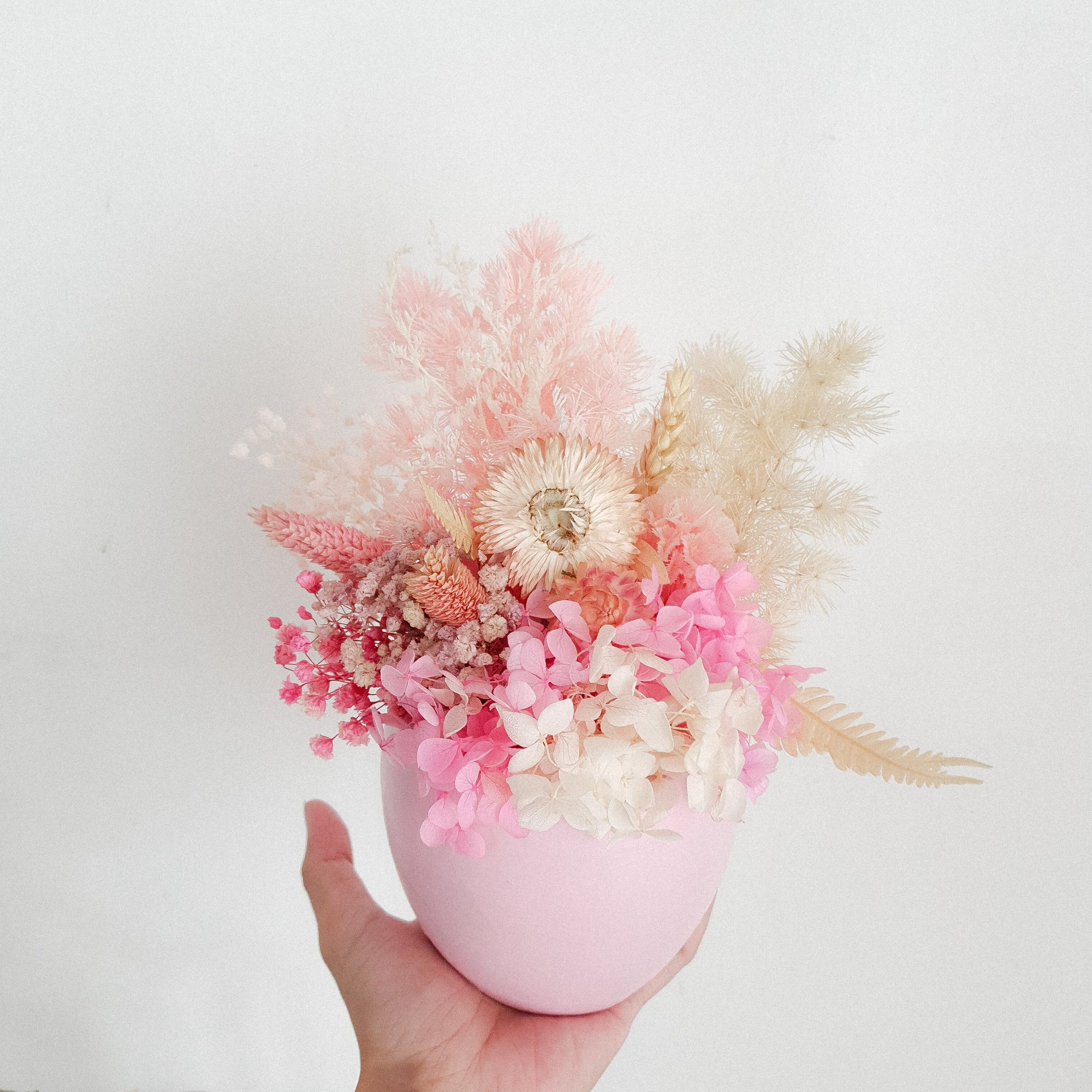 Pink and Cream Petite Posy