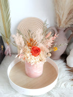 Preserved Rose in a painted Vase - Designed by You